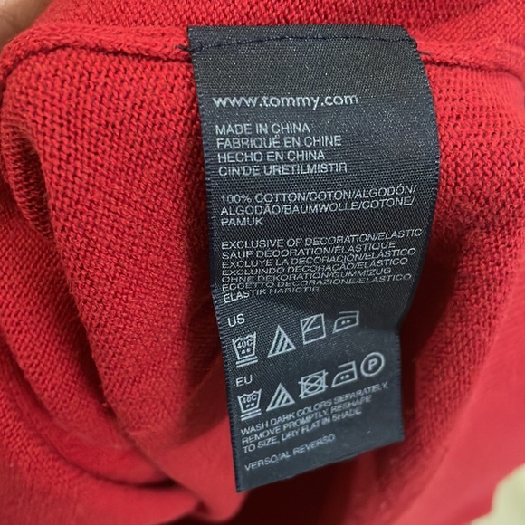 Tommy Hilfiger Red full sleeve pullover - Picture 6 of 11